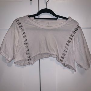 Emma and sam crop tee